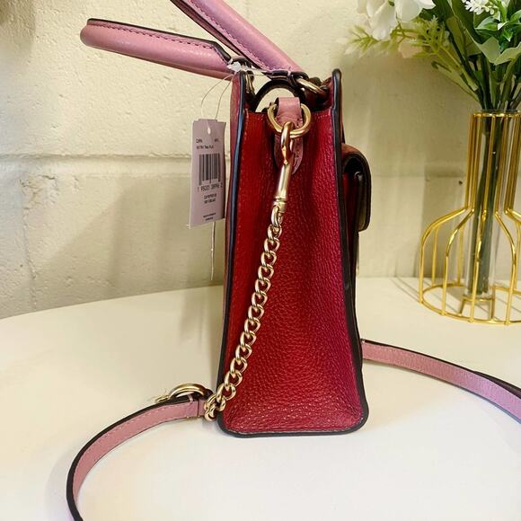 COACH C6994 Mini Pepper Crossbody Bag In 1941 Red Multi - Picture 4 of 8